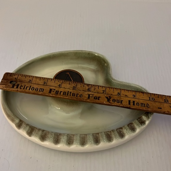 Hyde Park 1970 large “A” ashtray green & gold 10”X8” - Picture 9 of 10